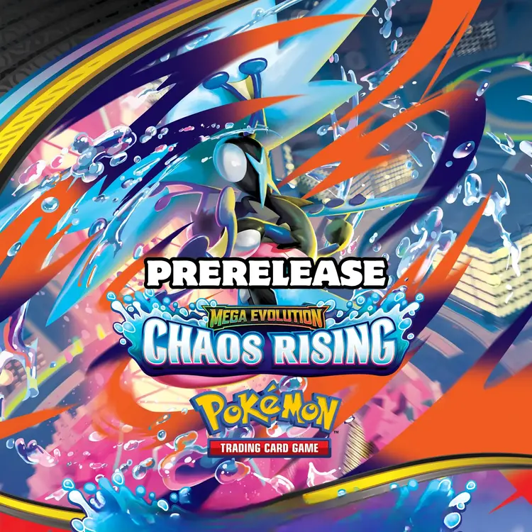 Pokemon Chaos Rising Prerelease tournament, Saturday May 9th at 3:00 pm