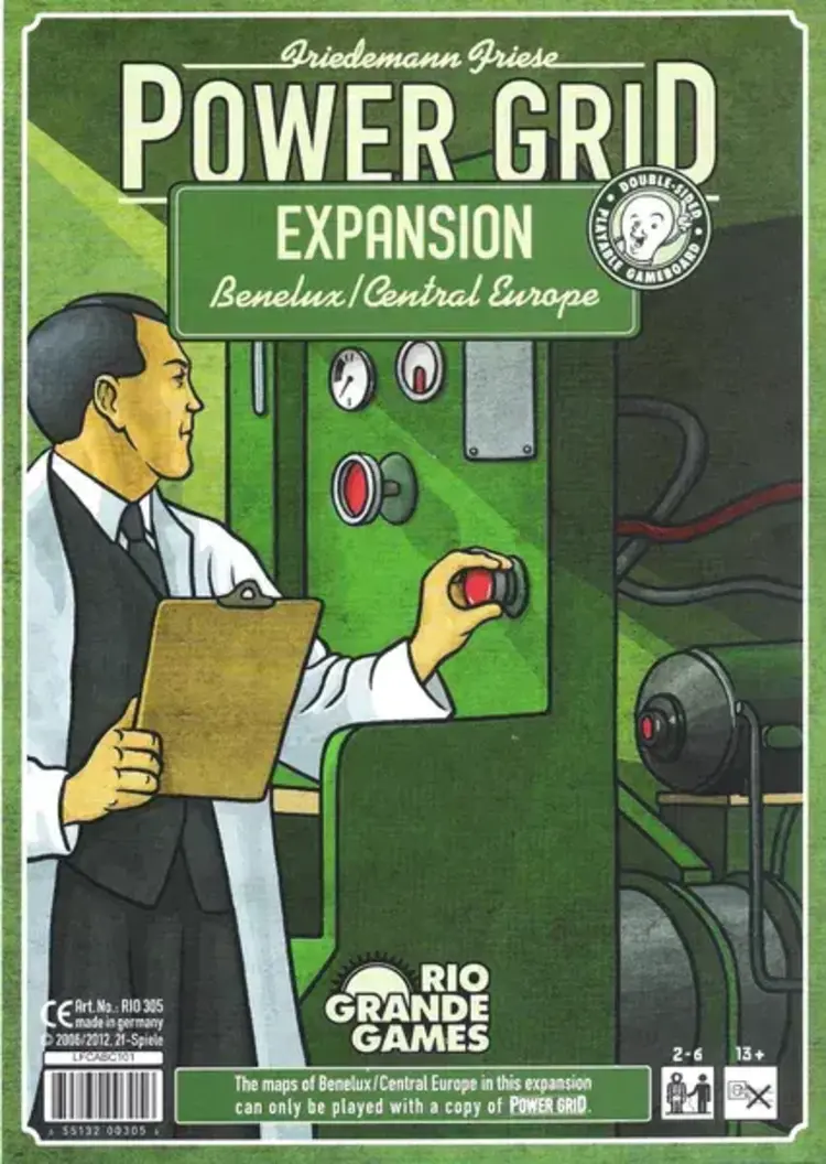 Rio Grande games Power Grid Benelux/Central Europe Expansion