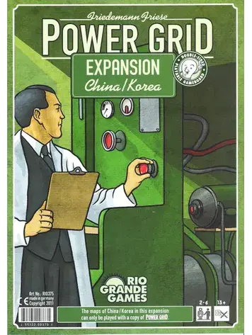 Rio Grande games Power Grid China/Korea Expansion