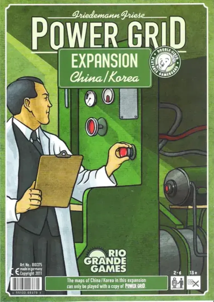 Rio Grande games Power Grid China/Korea Expansion