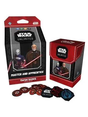 Fantasy Flight SWU Twin Suns Deck: Master and Apprentice