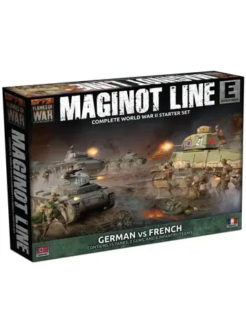 Flames of War FOW: Maginot Line  German vs French Starter Set (Early War)