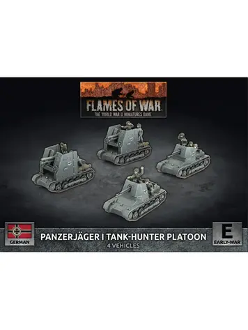 Flames of War FOW: Panzerjaeger I Tank-Hunter Platoon German (Early War)