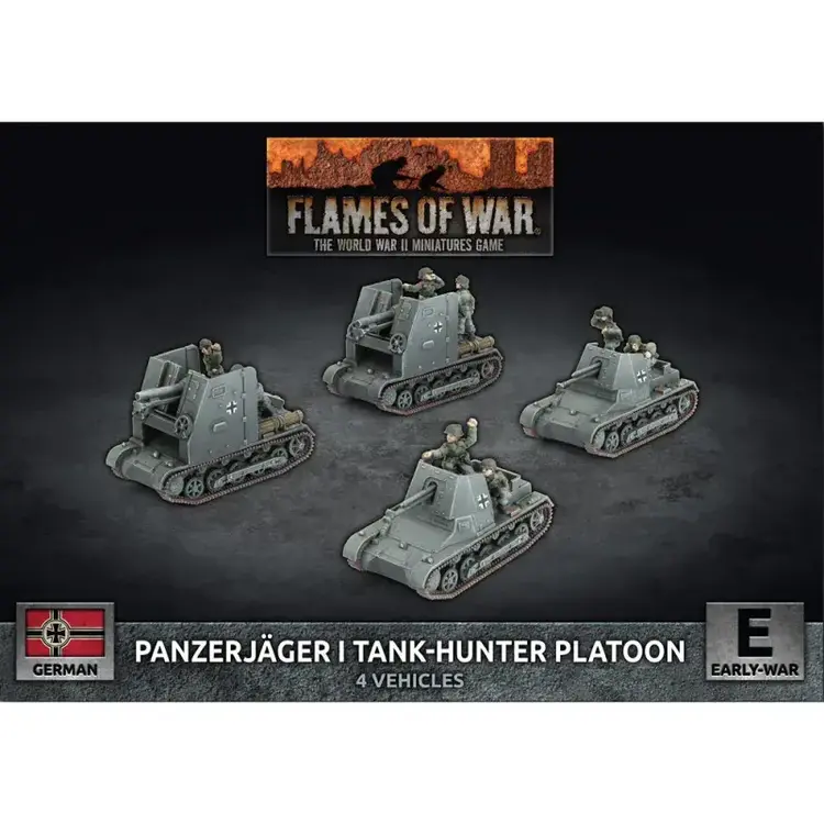 Flames of War FOW: Panzerjaeger I Tank-Hunter Platoon German (Early War)