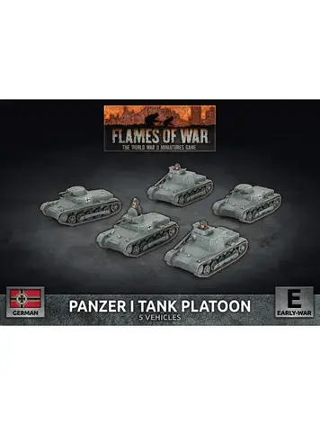 Flames of War FOW: Panzer I Tank Platoon German (Early War)