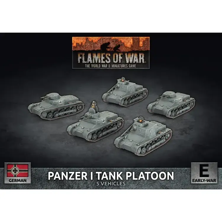 Flames of War FOW: Panzer I Tank Platoon German (Early War)