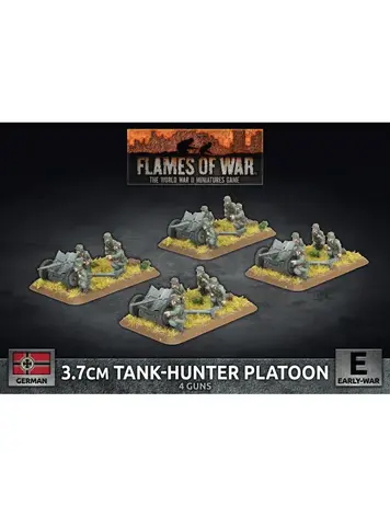 Flames of War FOW: 3.7 cm Tank-Hunter Platoon  German (Early War)