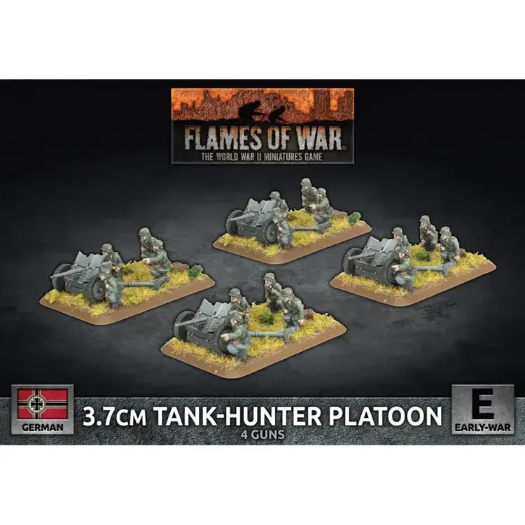 Flames of War FOW: 3.7 cm Tank-Hunter Platoon  German (Early War)