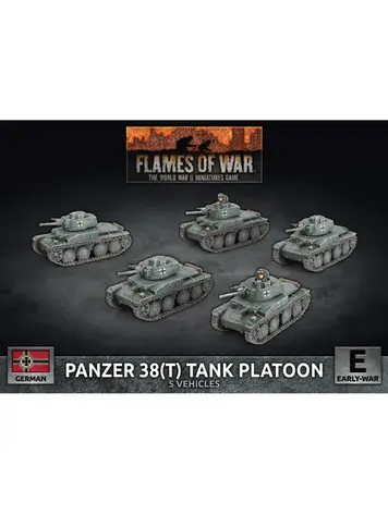 Flames of War FOW: Panzer 38 (T) Tank Platoon (Early War)