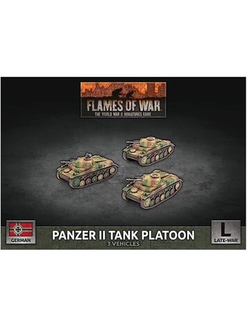 Flames of War FOW: Panzer II Tank Platoon German (Early War)