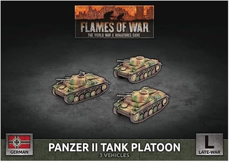 Flames of War FOW: Panzer II Tank Platoon German (Early War)