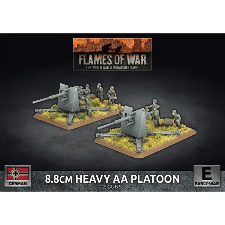 Flames of War FOW: 8.8 cm Heavy AA Platoon German (Early War)