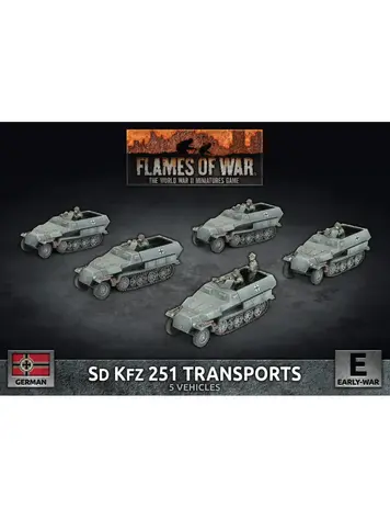 Flames of War FOW: SD KFZ 251 Transports German (Early War)