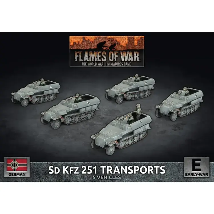Flames of War FOW: SD KFZ 251 Transports German (Early War)