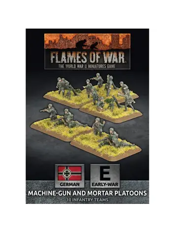 Flames of War FOW: Machine-Gun and Mortar Platoons German (Early War)