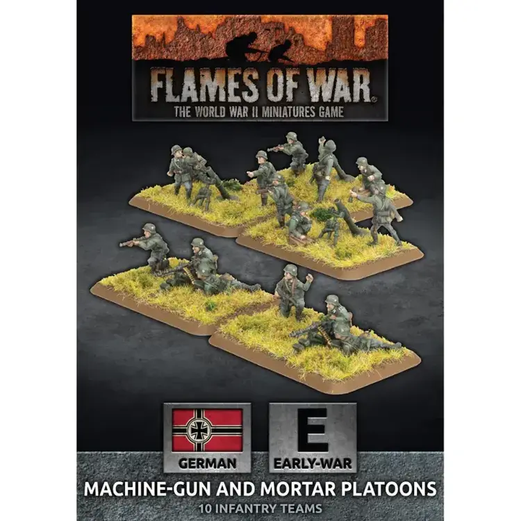 Flames of War FOW: Machine-Gun and Mortar Platoons German (Early War)