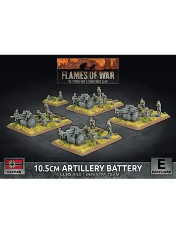 Flames of War FOW: 10.5 cm Artillery Battery German (Early War)