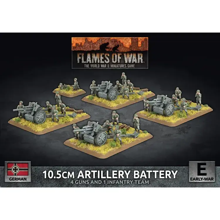 Flames of War FOW: 10.5 cm Artillery Battery German (Early War)