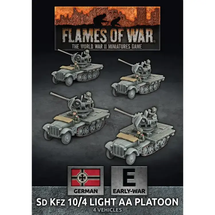 Flames of War FOW: SD KFZ 10/4 Light AA Platoon German (Early War)