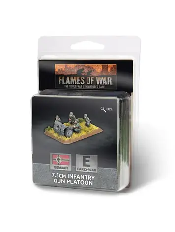 Flames of War FOW: 7.5 Infantry Gun Platoon German (Early War)