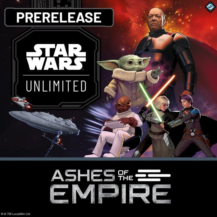 Fantasy Flight SWU Ashes of the Empire MIDNIGHT Prerelease