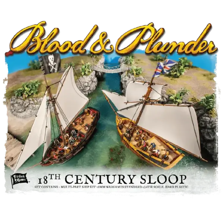 Firelock Games Blood & Plunder 18th Cent Sloop kit
