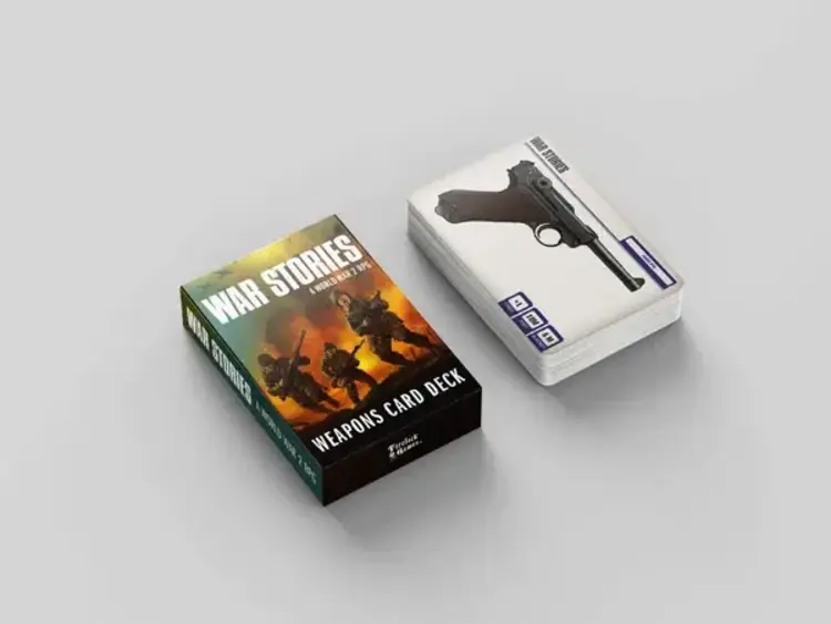 Firelock Games War Stories: A World War II RPG, Weapons Card Deck
