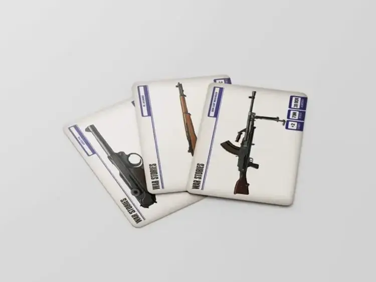 Firelock Games War Stories: A World War II RPG, Weapons Card Deck