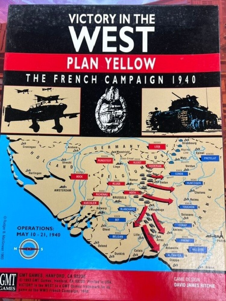 Vintage Victory in the West: Plan Yellow, The French Campaign 1940 (1993) (Pre-Owned, Good, Unpunched)