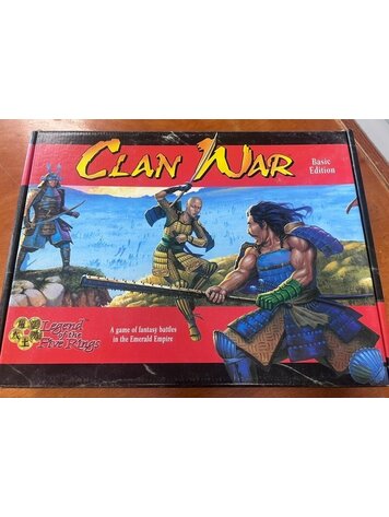 Vintage Clan War, Legend of the Five Rings  (Pre-Owned, Good, Sealed Components) (2000)