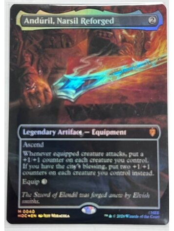 A1 - Anduril, Narsil Reforged (foil)