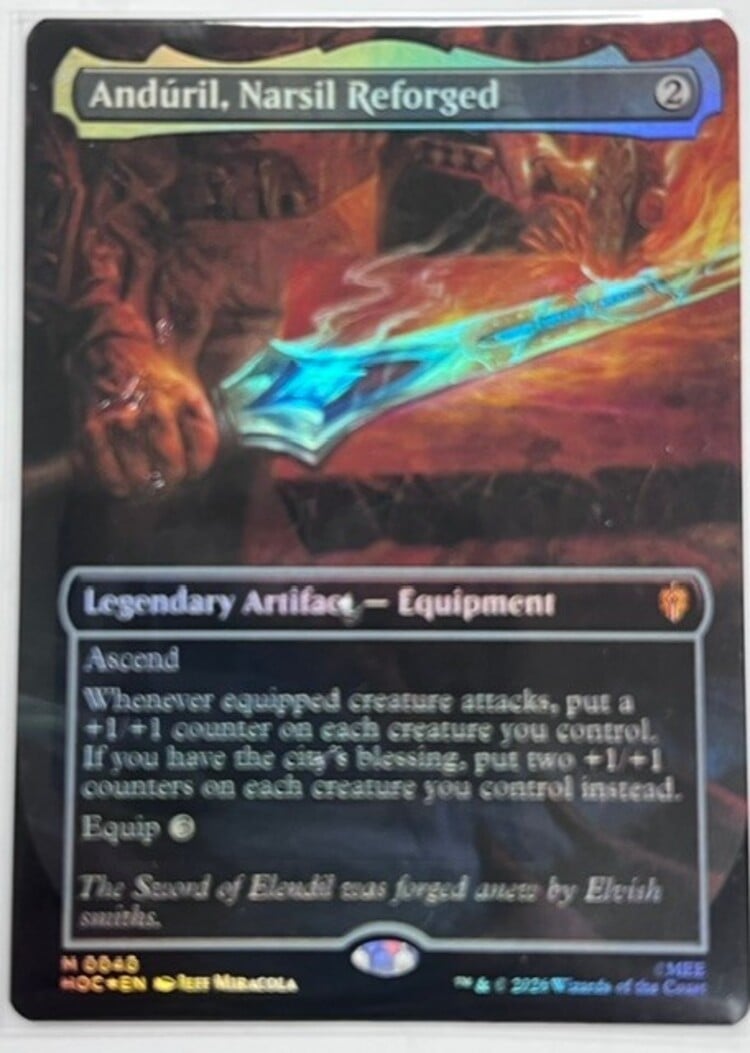 A1 - Anduril, Narsil Reforged (foil)