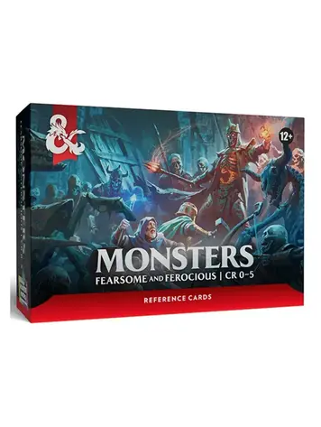Wizards of the Coast D&D: Fearsome & Ferocious Monsters, Reference Cards