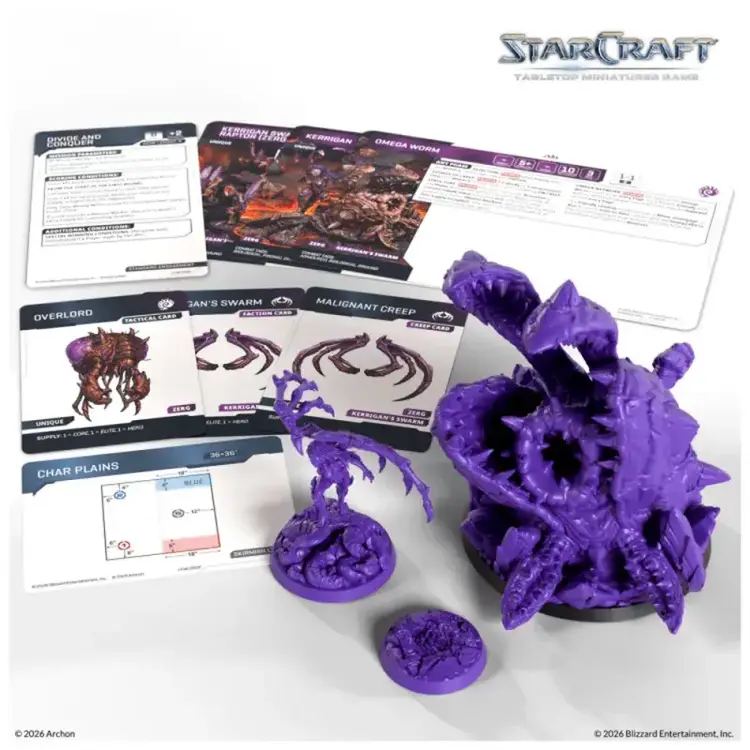 Archon Studio StarCraft: Zerg Hero Expansion Set - Kerrigan & Omega Worm