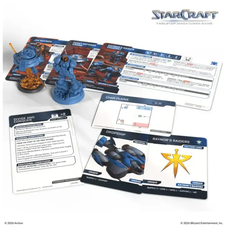 StarCraft: Terran Hero Expansion Set - Jim Raynor & Point Defense Drone