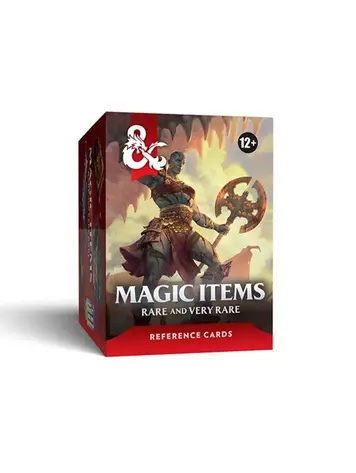 Wizards of the Coast D&D 5E Reference Cards: Magic Items, Rare and Very Rare