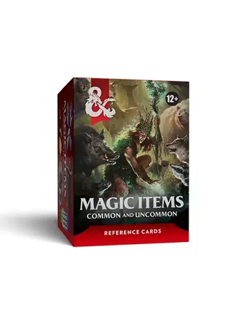 D&D 5E Reference Cards: Magic Items - Common & Uncommon