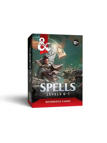 Wizards of the Coast D&D 5E Reference Cards: Spells - Levels 0-1