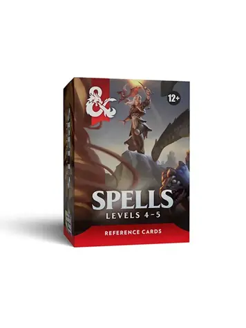 Wizards of the Coast D&D 5E Reference Cards: Spells - Levels 4-5