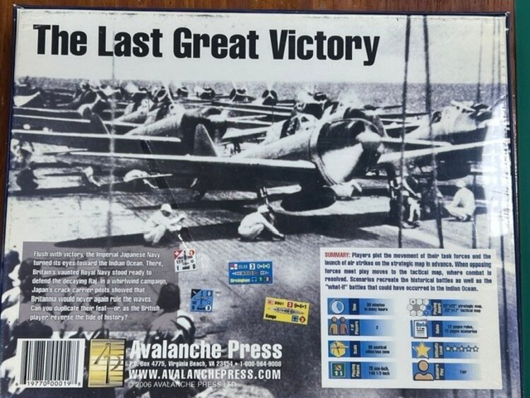 Vintage Secont World War at Sea: Eastern Fleet, NEW, (2006)