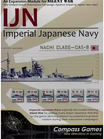 Vintage IJN Imperial Japanese Navy : Expansion Module for Silent War (NEW) (2010)