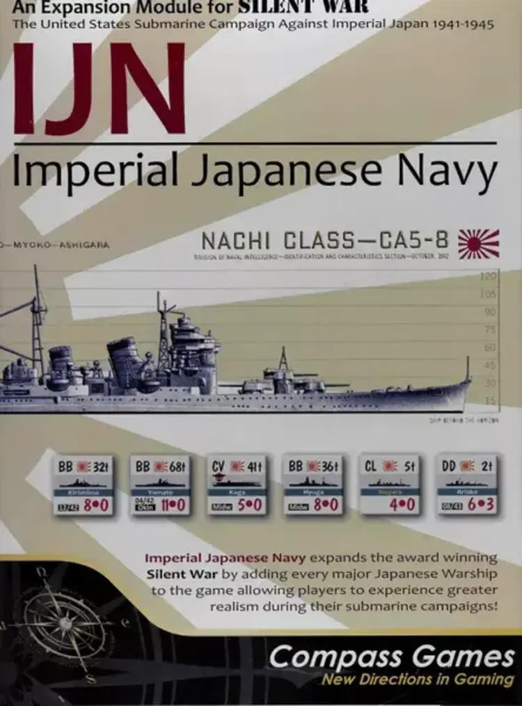Vintage IJN Imperial Japanese Navy : Expansion Module for Silent War (NEW) (2010)