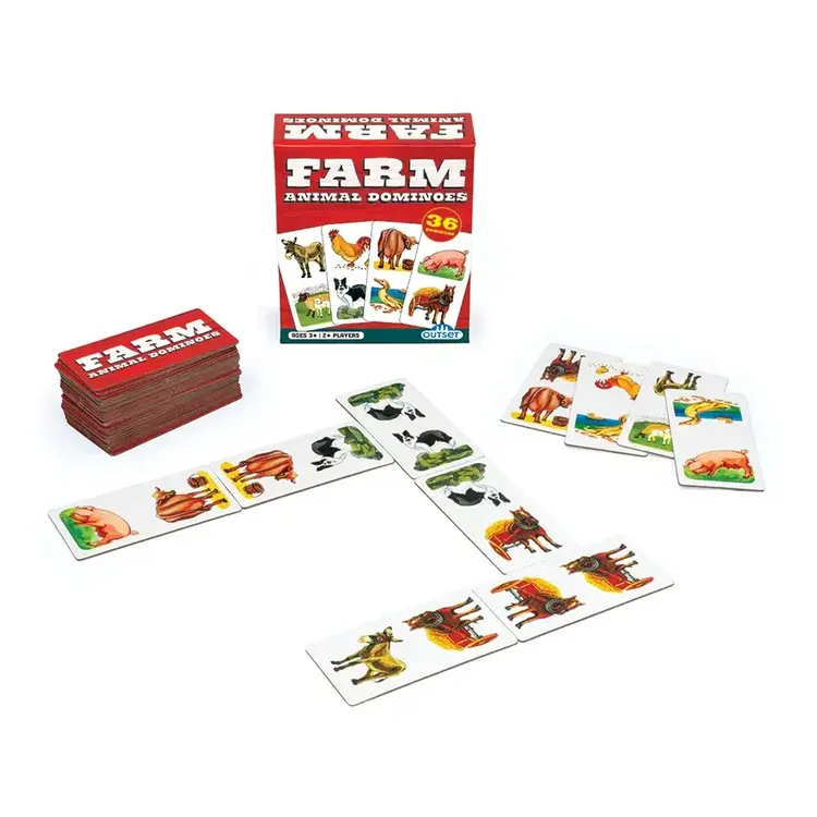 Outset Farm Animal Dominoes