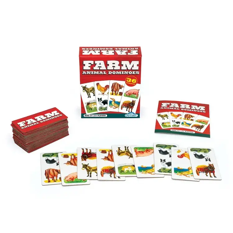 Outset Farm Animal Dominoes