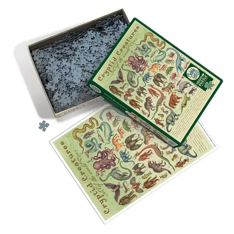 Cobble Hill Cryptid Creatures puzzle (1000 pc)