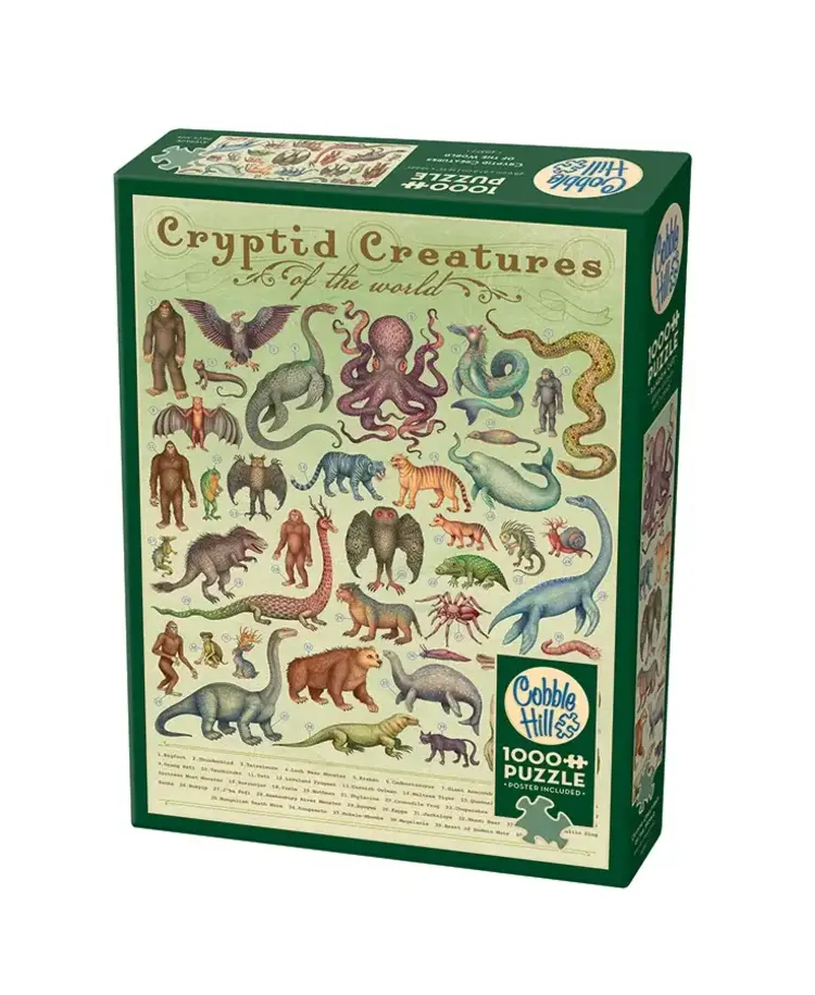 Cobble Hill Cryptid Creatures puzzle (1000 pc)