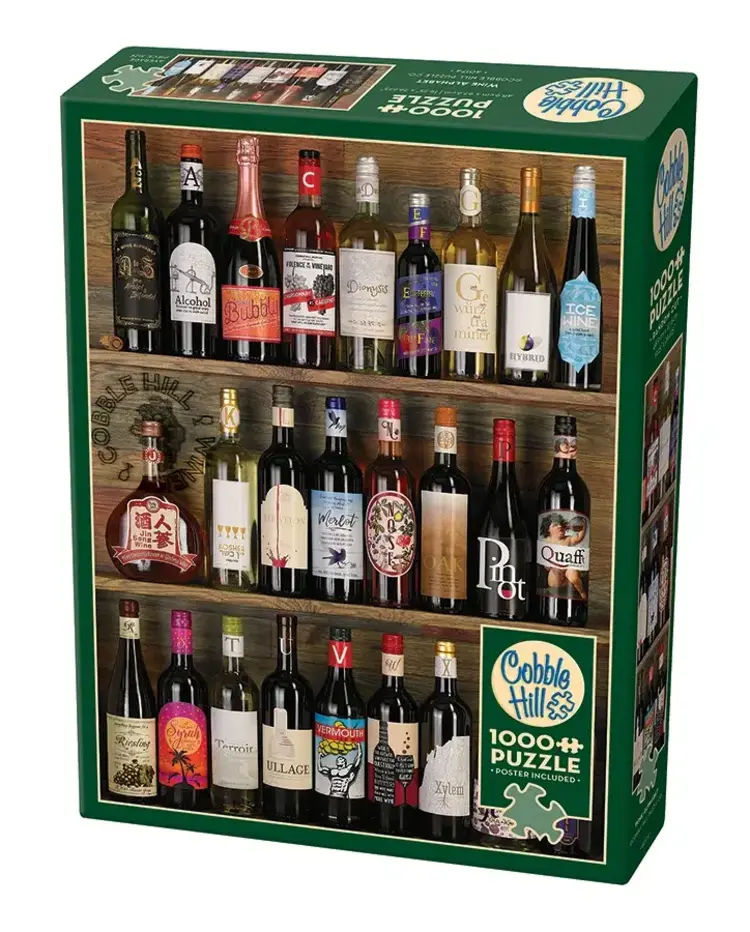 Cobble Hill Wine Alphabet bpuzzle (1000 pc)