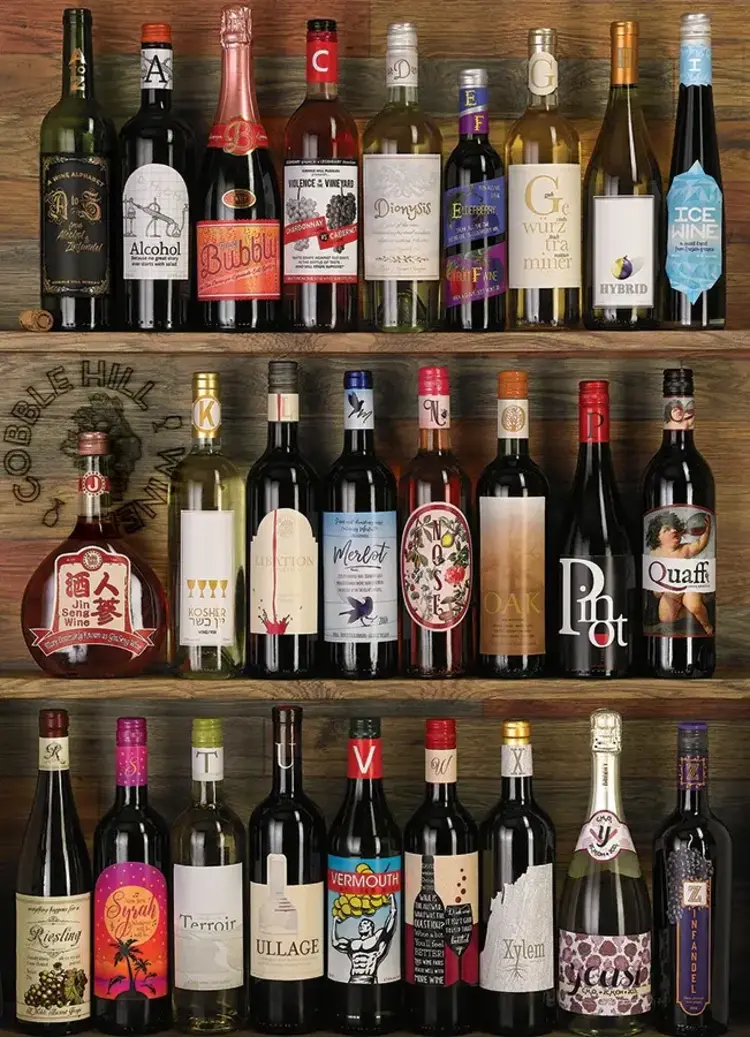 Cobble Hill Wine Alphabet bpuzzle (1000 pc)