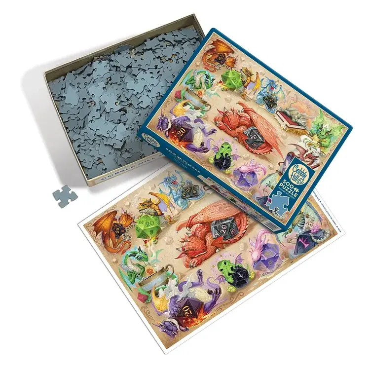 Cobble Hill D20 Dragons  puzzle (500pcs)