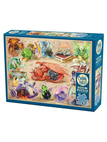 Cobble Hill D20 Dragons  puzzle (500pcs)